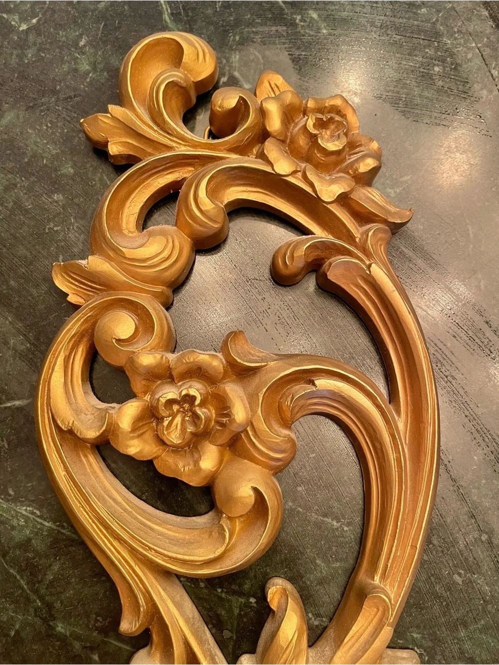 MCM Vintage Pair 1970's HOMCO #4118 Gold Wall Sconce Candle Holders